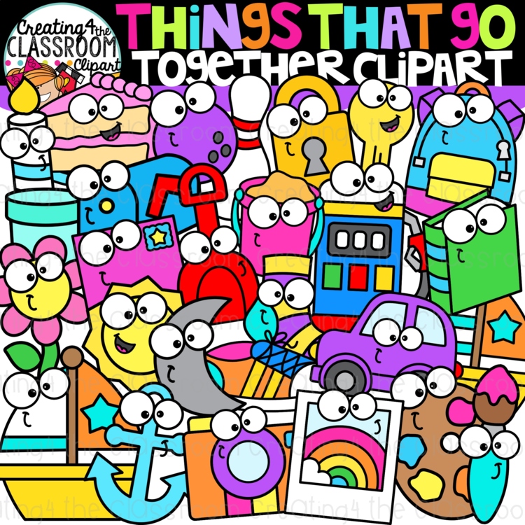 Things that Go Together Clipart {Pairs Clipart}