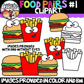 Food Pairs Clipart 1 {Pairs Clipart}, image 2