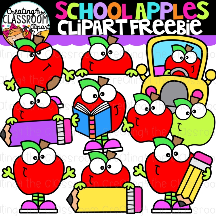 Teacher Appreciation Clipart Freebie {Creating4 the Classroom}