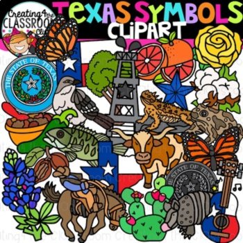 Texas Symbols Clipart Bundle {Texas Clipart}, image 2