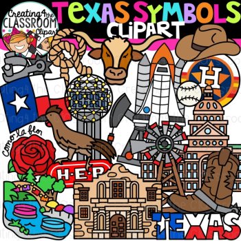 Texas Symbols Clipart Bundle {Texas Clipart}, image 3