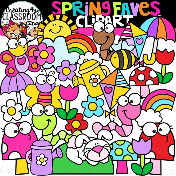 Spring Faves Clipart {Spring, Easter}
