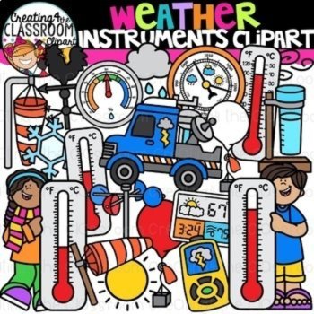Weather and Water Cycle Clipart Bundle |Weather Clipart, image 3