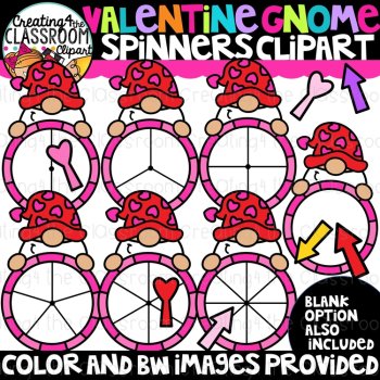 Valentines Spinners Clipart Bundle | Math, Valentines, Clipart |, image 4