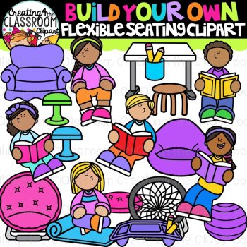 Build your own Flexible Seating Clipart {Flexible Seating Clipart}, image 2