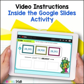 3rd and 4th grade Comparing Numbers - Google Classroom - Place Value, image 4