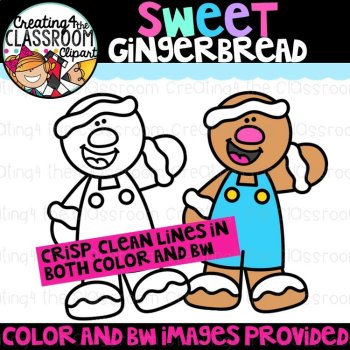 Sweet Gingerbread Clipart {Gingerbread Clipart}, image 2
