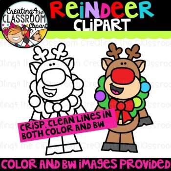Reindeer Clipart {Christmas Clipart}, image 2
