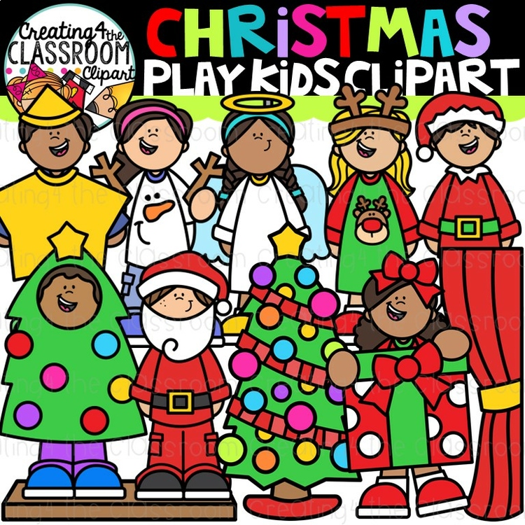 Christmas Play Clipart {Christmas Clipart}
