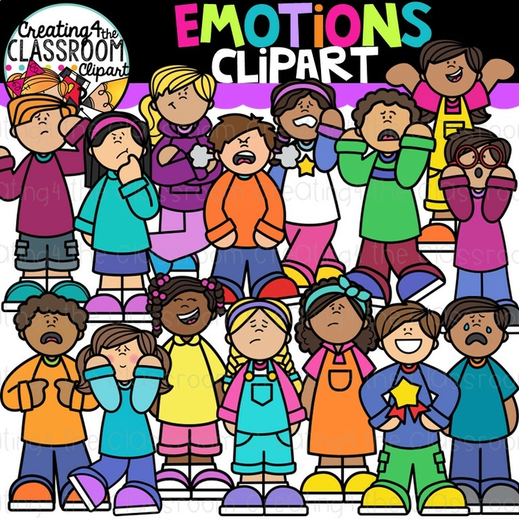 Emotions Clipart {Student emotions and feelings}