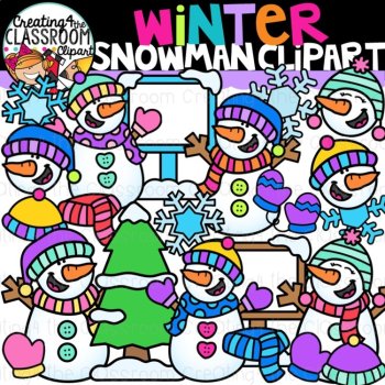 Winter Clipart Bundle | Winter| Penguins| Polar Bear| Snowflakes, image 2