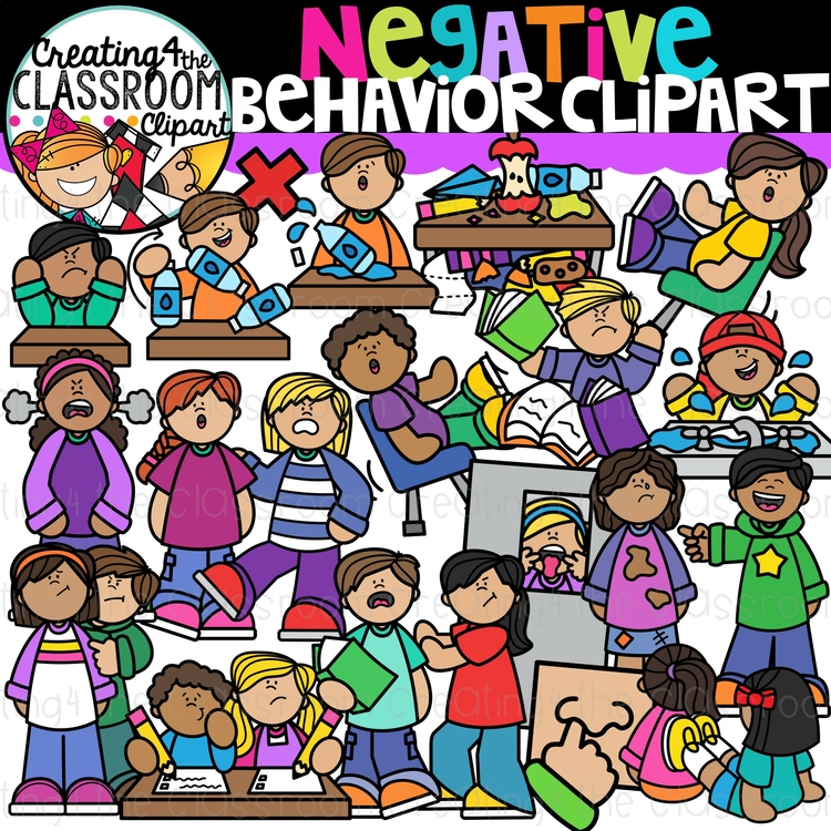 Negative Behavior Clipart {Bad Choices}
