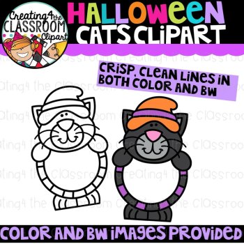 Halloween Cats Clipart {Halloween Clipart}, image 2