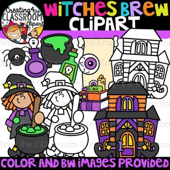 Witches Brew Clipart {Halloween Clipart}, image 2