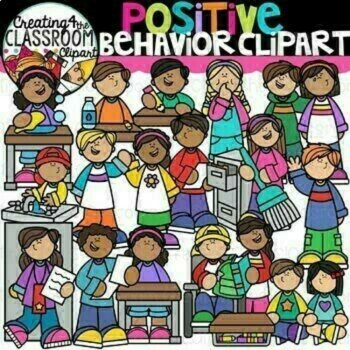 Behavior Clipart Bundle {Positive and Negative Behavior}, image 3