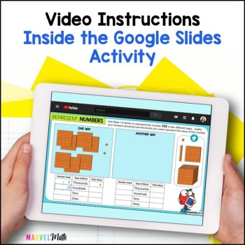 Place Value with Base Ten Blocks - Place Value Activities - Digital, image 4