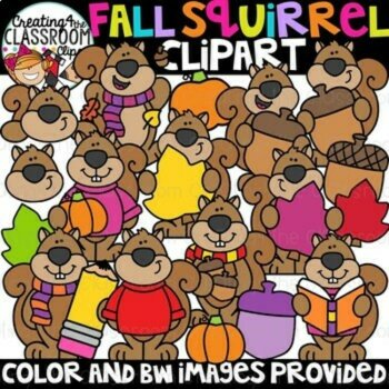 Fall Clipart Bundle | Autumn Clipart for Teacher resources, image 3