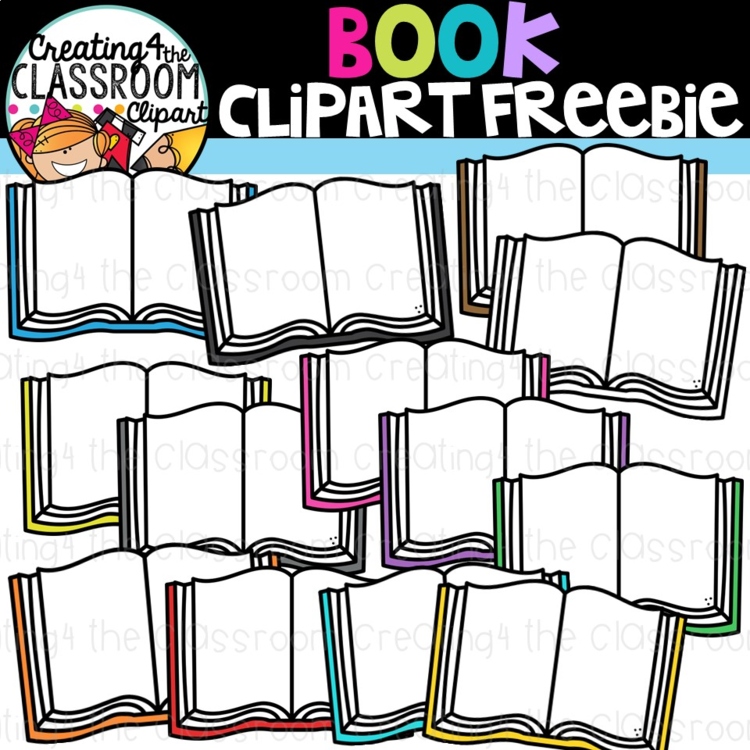 Free Book Clipart {Creating4 the Classroom}