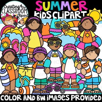 Summer Fun Mix Clipart Bundle, image 4