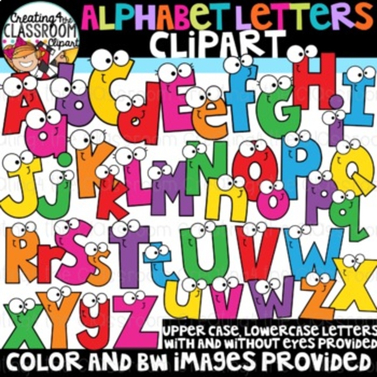 Alphabet Letters Clipart {Alphabet Clipart}
