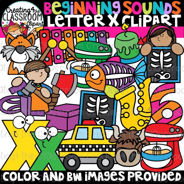 Letter X Clipart {Alphabet Clipart}