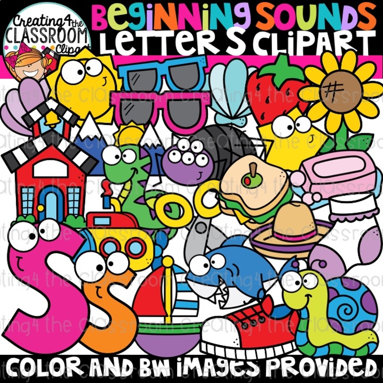Letter S Clipart {Alphabet Clipart}