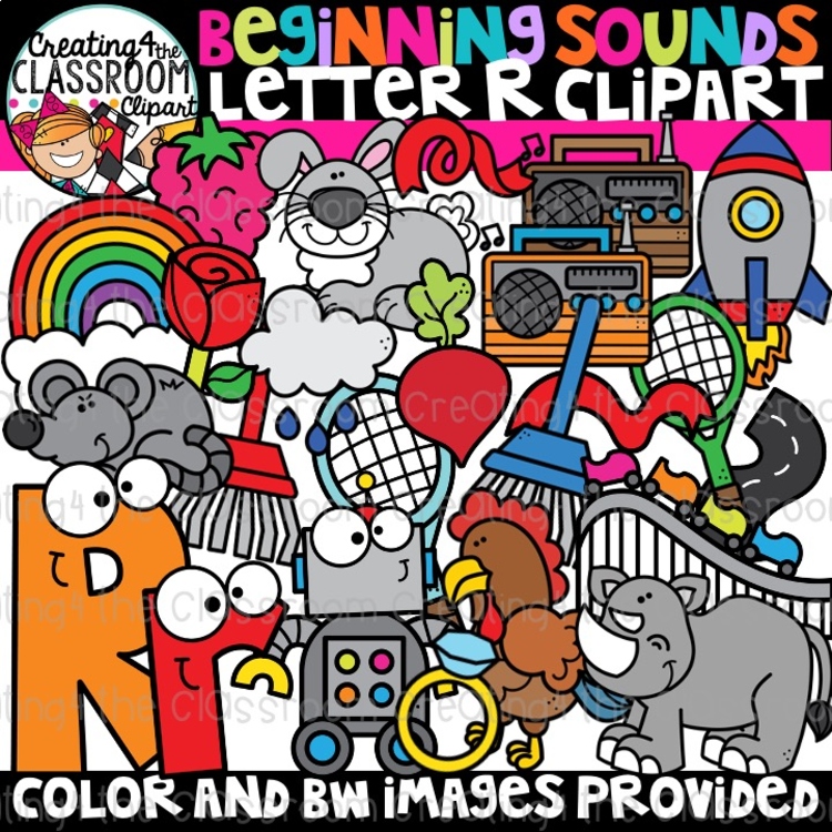 Letter R Clipart {Alphabet Clipart}