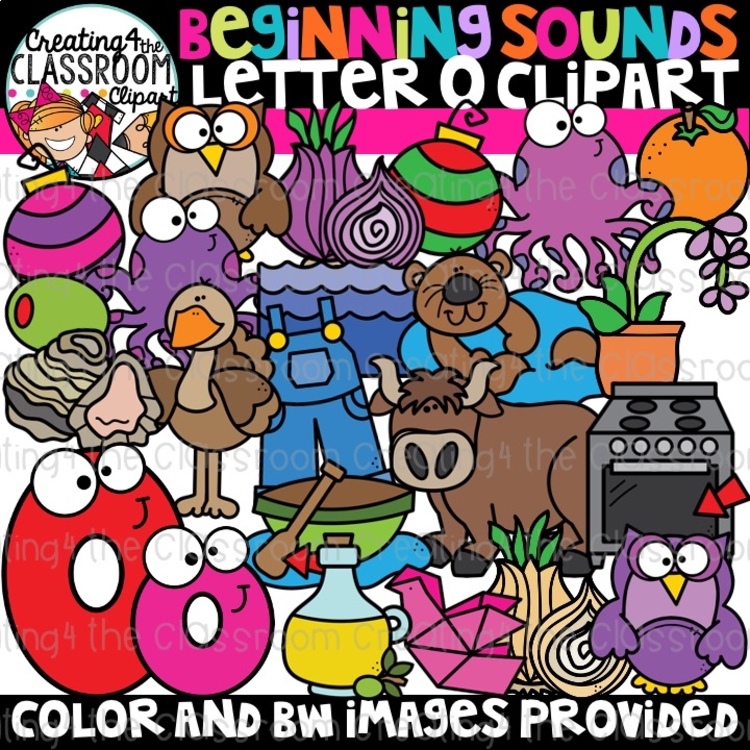 Letter O Clipart {Alphabet Clipart}