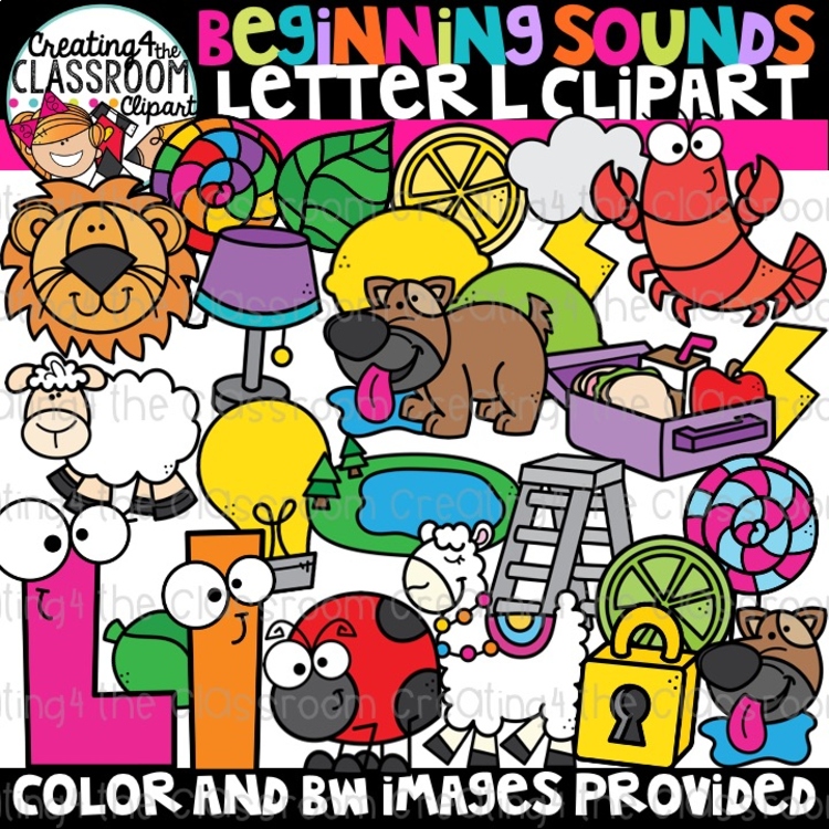 Letter L Clipart {Alphabet Clipart}