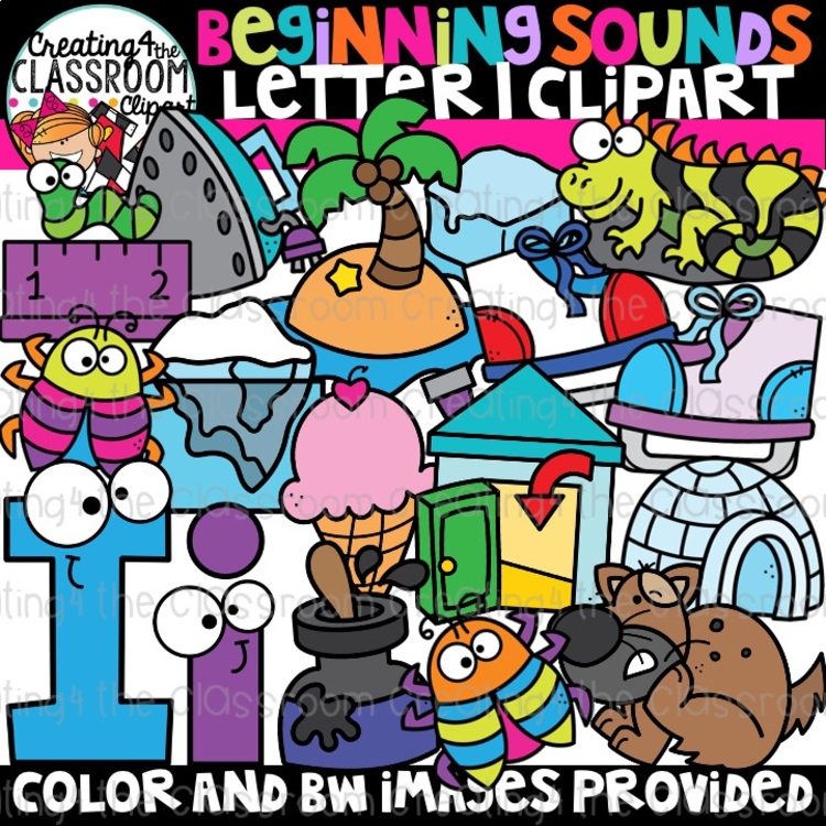 Letter I Clipart {Alphabet Clipart}