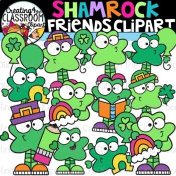 St. Patricks Fun Mix Clipart Bundle, image 3