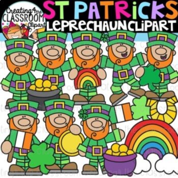 St. Patricks Fun Mix Clipart Bundle, image 4