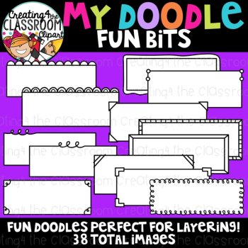 My Doodle Fun Bits Clipart (TpT Sellers Clipart), image 2