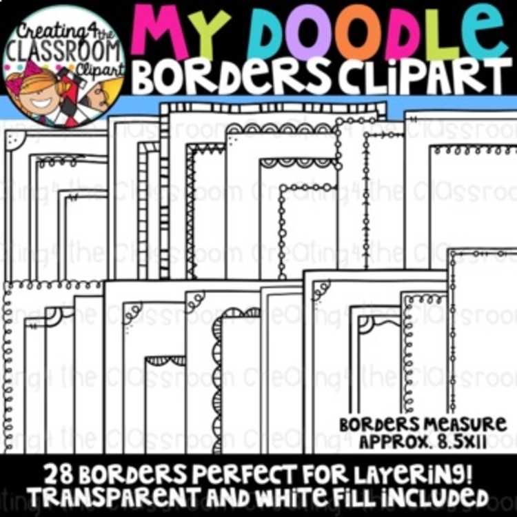 Doodle Borders Clipart (Simple Borders Clipart)