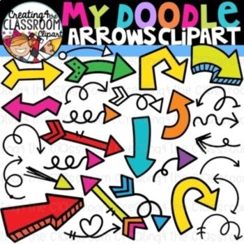 My Doodles Clipart Bundle (Frames and borders clipart, TpT Sellers Clipart), image 2