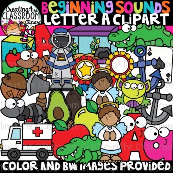 Alphabet Phonics Clipart Bundle | Beginning Sounds & Alphabet Clip Art, image 2