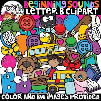 Alphabet Phonics Clipart Bundle | Beginning Sounds & Alphabet Clip Art, image 3