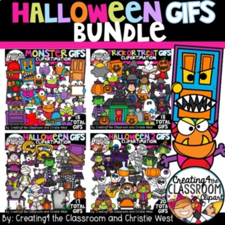 Halloween GIFs Bundle {Halloween GIFs}
