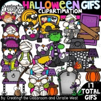 Halloween GIFs Bundle {Halloween GIFs}, image 4