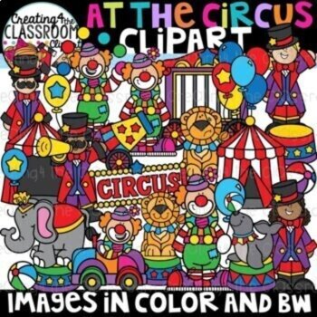 Circus and Carnival Theme Clipart Bundle {Creating4 the Classroom}, image 2