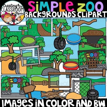 Zoo Animals Clipart Bundle {Zoo Clipart}, image 4
