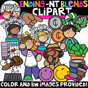 Ending N Blends Clipart Bundle {Ending Blends Clipart}, image 3