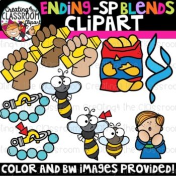 Ending S Blends Clipart Bundle {Blends Clipart}, image 4