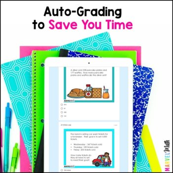 Google Classroom - 3rd Grade Addition, Subtraction, Money Digital Math Station, image 2