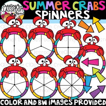 Summer Spinners Clipart Bundle {Summer Clipart}, image 2
