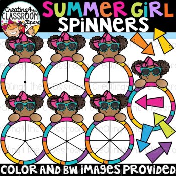 Summer Spinners Clipart Bundle {Summer Clipart}, image 3
