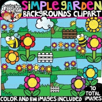 Simple Backgrounds 2 Clipart Bundle {Backgrounds Clipart}, image 4