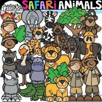 Safari Clipart Bundle {Safari Clipart}, image 3