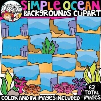Simple Backgrounds Clipart Bundle {Backgrounds Clipart}, image 3