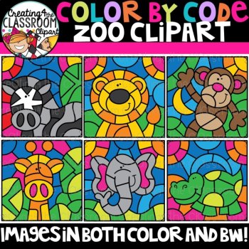 Color by Code Mystery Mix 2 Clipart Bundle {over $30.00 value!}, image 3